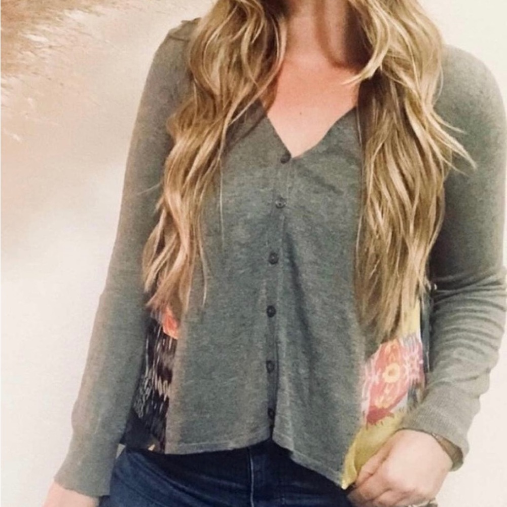 Yellow Bird sold at Anthropologie cardigan